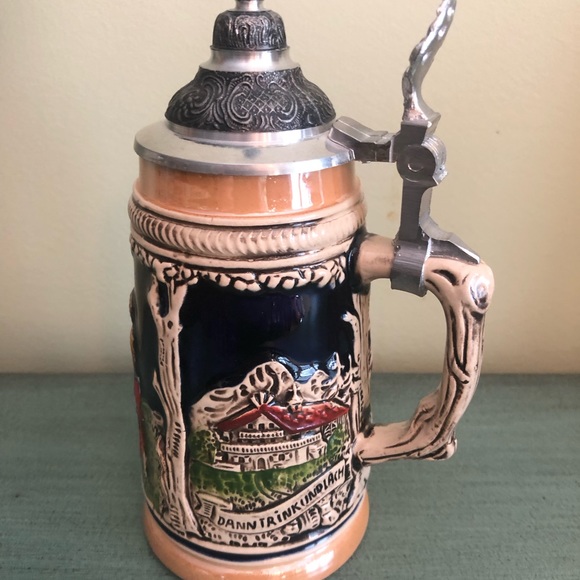 Vintage Handarbeit lidded stein 8.5” high - Picture 5 of 5